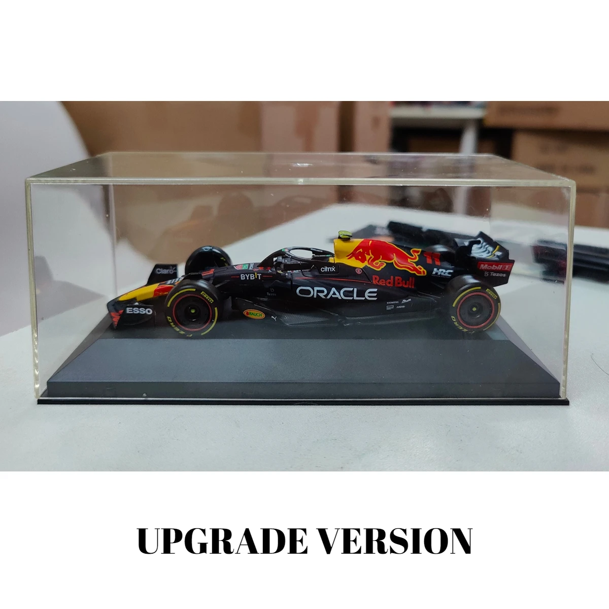 Estuche de cubierta dura de acrílico transparente, caja de exhibición de PVC para escala 1:43, 1:64, modelo de coche, figura coleccionable, protección de juguetes en miniatura