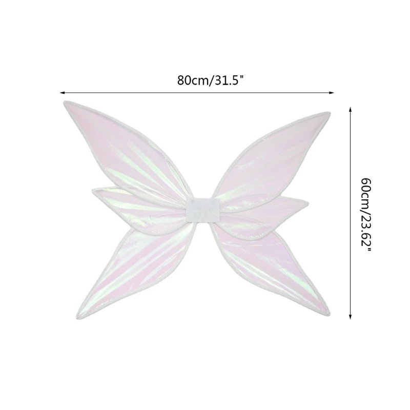 Girls Fairy Angel Princess Costume Butterfly-Wing Stage Party Prop Angel Wings