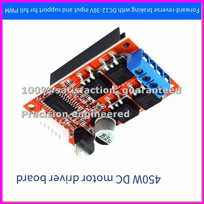 

Контроллер скорости двигателя постоянного тока H-типа 450 Вт 20 А, модуль драйвера, 12-36 В постоянного тока, управление ШИМ, переключатель прямого/обратного хода для электроники