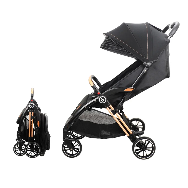 

Baby Strollers for New Born Cool Kids Compact Light Weight Buggy Reversible Handle Travel Stroller Baby
