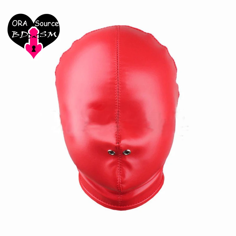 Full Wrapping Face Mask with Breathing Holes Couple Playing Cosplay Headband Accessories Roleplay Binding Adult Apparel