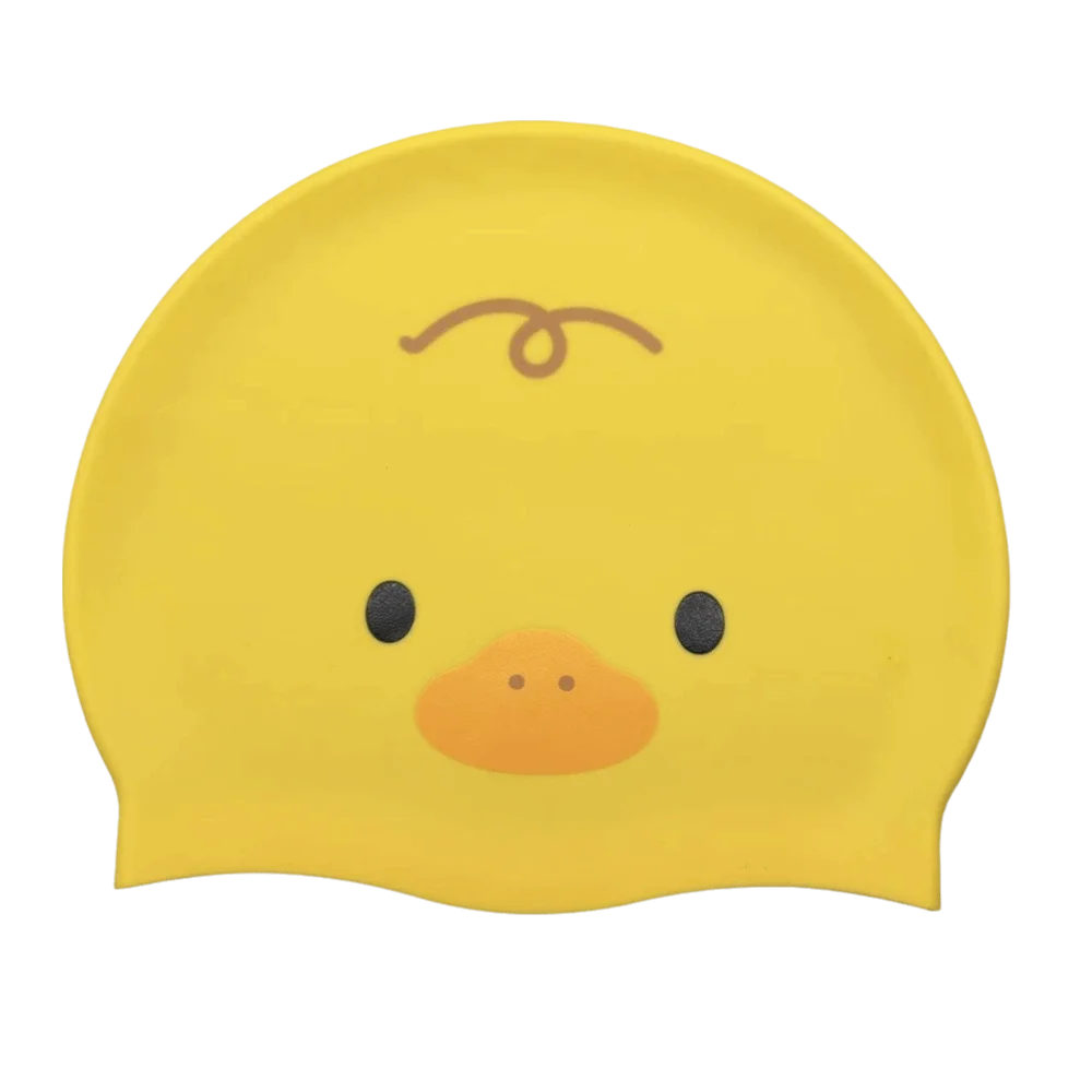 Waterproof Kitten Swim Cap Ear Protection Comfortable Silicone Swimming Hat Elastic Non-Slip Cartoon Swim Cap Water Sports