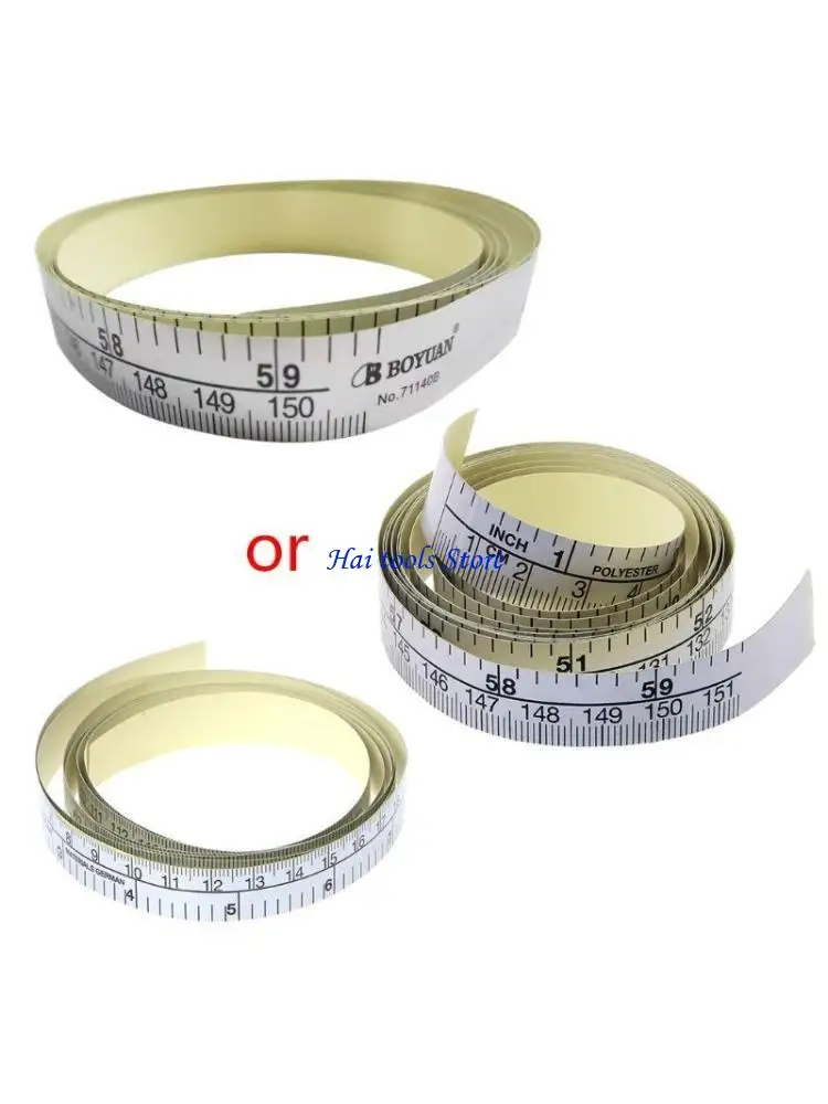 X37E 151cm Adhesive Metric Measure Tape Vinyl Ruler For Sewing Machine Sticker