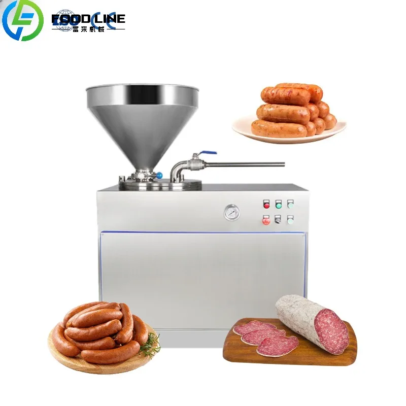 

Custom Filler For Sausage Vertical Machine Electric Vevor Stainless Steel Automatic Meat Grinder Making Complete Rolls Pork