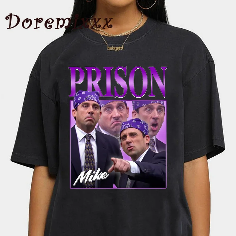 

Men/women Tops Prison Mike TV Show T-shirts Graphics Print Short Sleeve 100% Cotton Men's Tee Shirt Oversize Streetwear Unisex