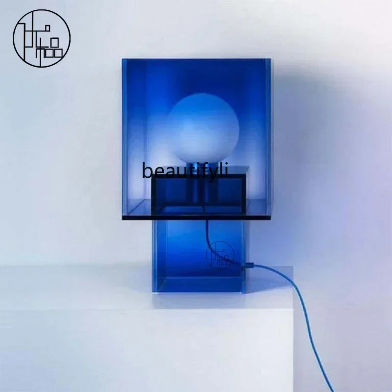 

xzLight luxury living room sofa side cabinet modern simple acrylic creative bedside table