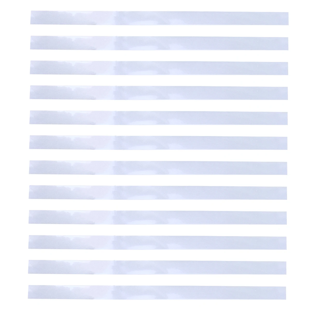 12pcs Tape Strips For Tachometer Speedometer Silver High Reflective Material Wide Angle Detection Self-Adhesive Strong Bond