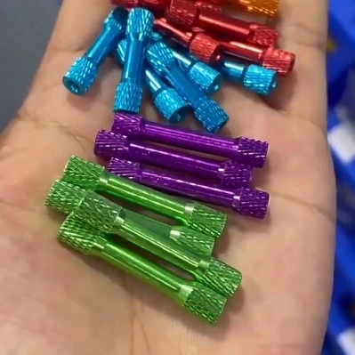 Knurled Colourful Aluminum Spacer Standoff M3x15mm,20mm,25mm,28mm,30mm.Double Head Multicolor Spacer Pillar