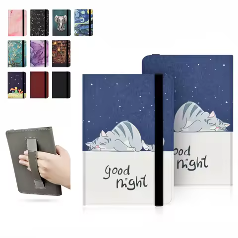 Universal Cover Case for Kindle 4/5 E-book Reader 6" Inch Kindle Touch 2014 (Kindle 7 7th Generation) WP63GW Ebook Print Case