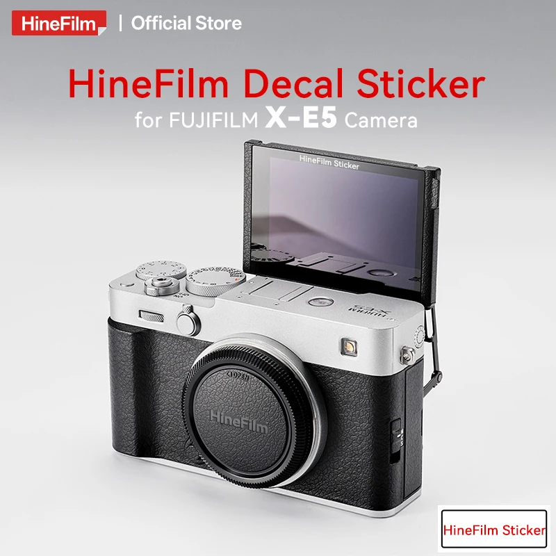 

Hinefilm Skin for Fuji XE5 Camera Sticker for Fujifilm X-E5 Camera Decal Skin X E5 Wrap Cover XE-5 Protective Skin