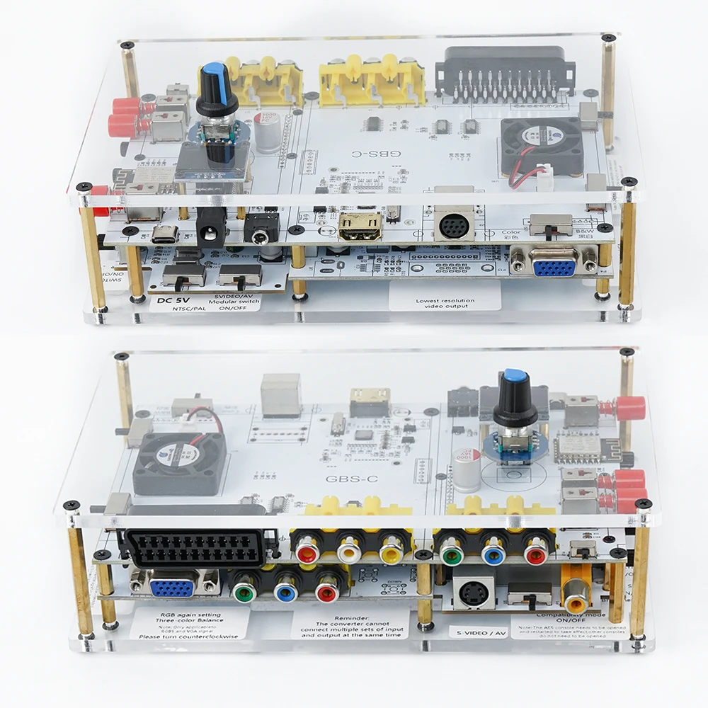 BitFunx-consola de juegos Retro, mando GBSC, RGBs, SV, Scart, Ypbpr, CVBS a VGA, HDMI, SEGA, Dreamcase, PlayStation 2