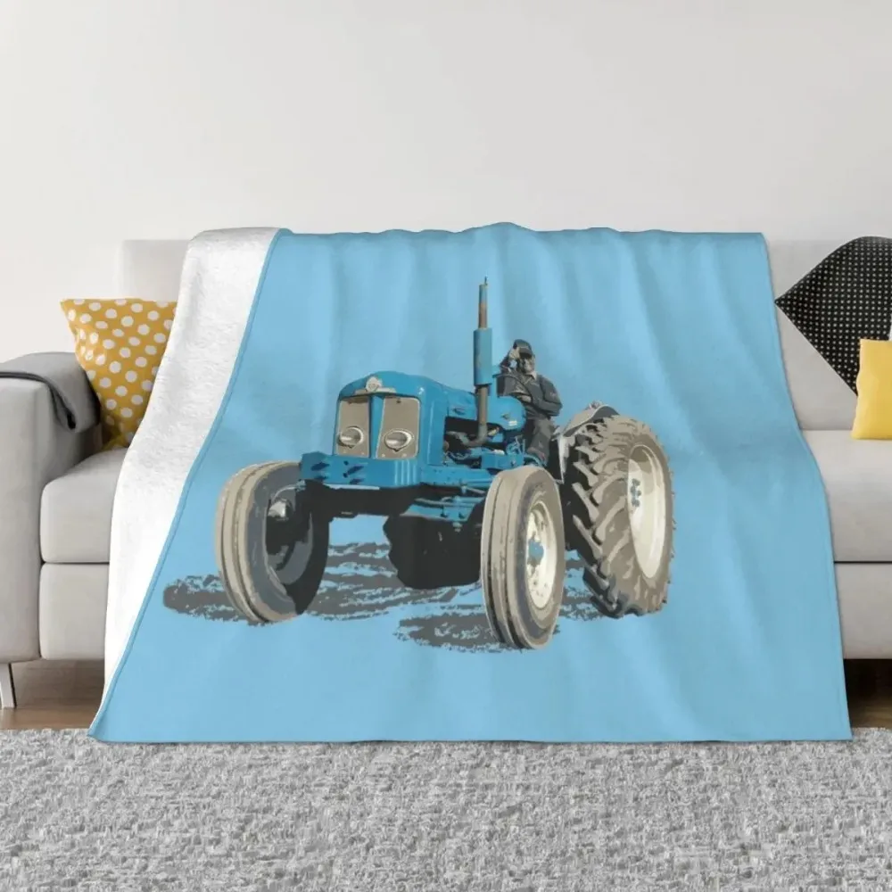 Super Major, last of the Fordson tractors Throw Blanket Decorative Sofas For Sofa Thin Soft Big Blankets