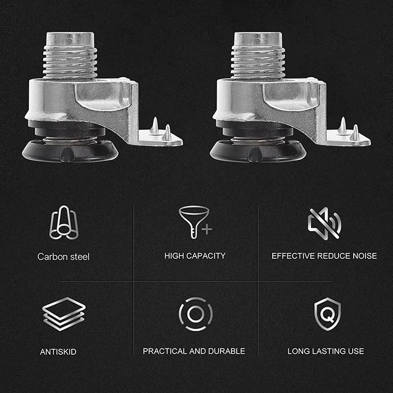 4 шт., выравниватели для мебели, ножки для стола, сверхмощная регулируемая мебельная подушка, ножка для стола, гардероба, шкафа для телевизора, нагрузка 175 кг