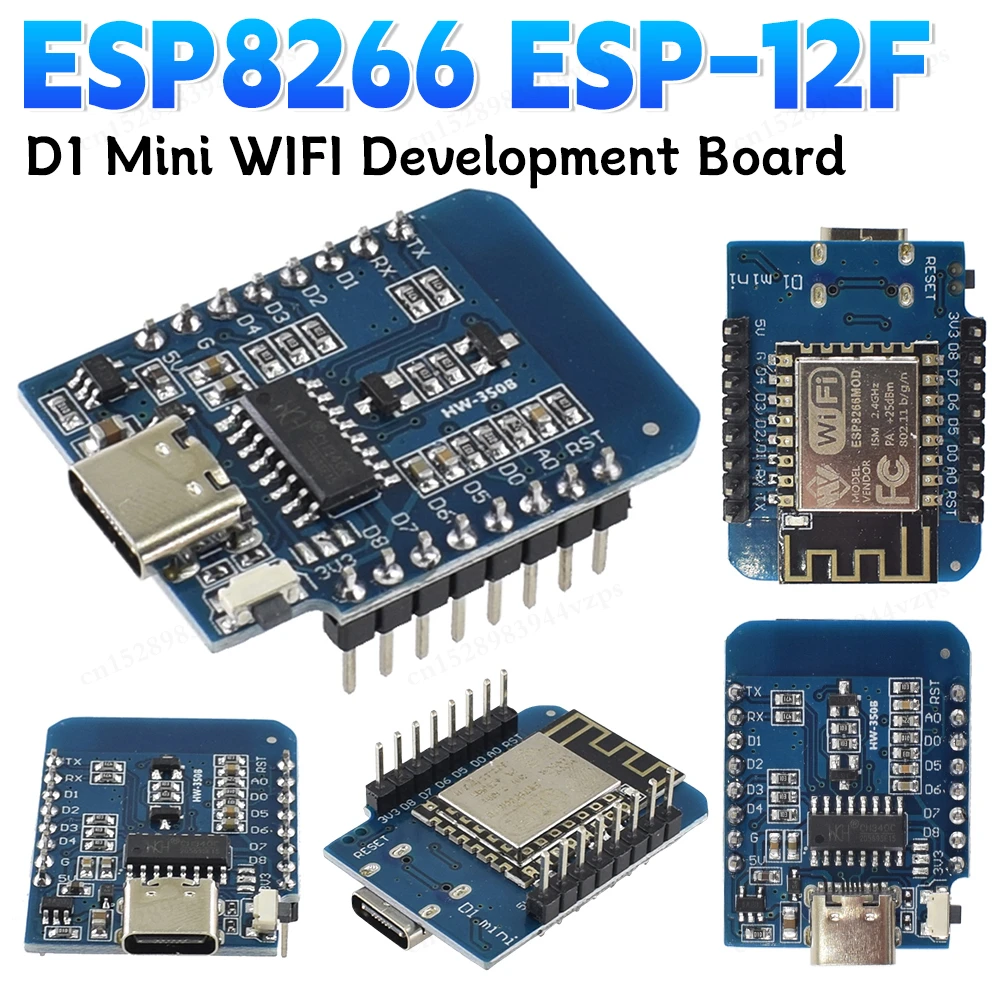 1-10 шт. ESP8266 ESP-12F D1 Mini WIFI макетная плата NodeMCU Lua Type-C D1 Mini Nodemcu Lua IOT плата для Arduino