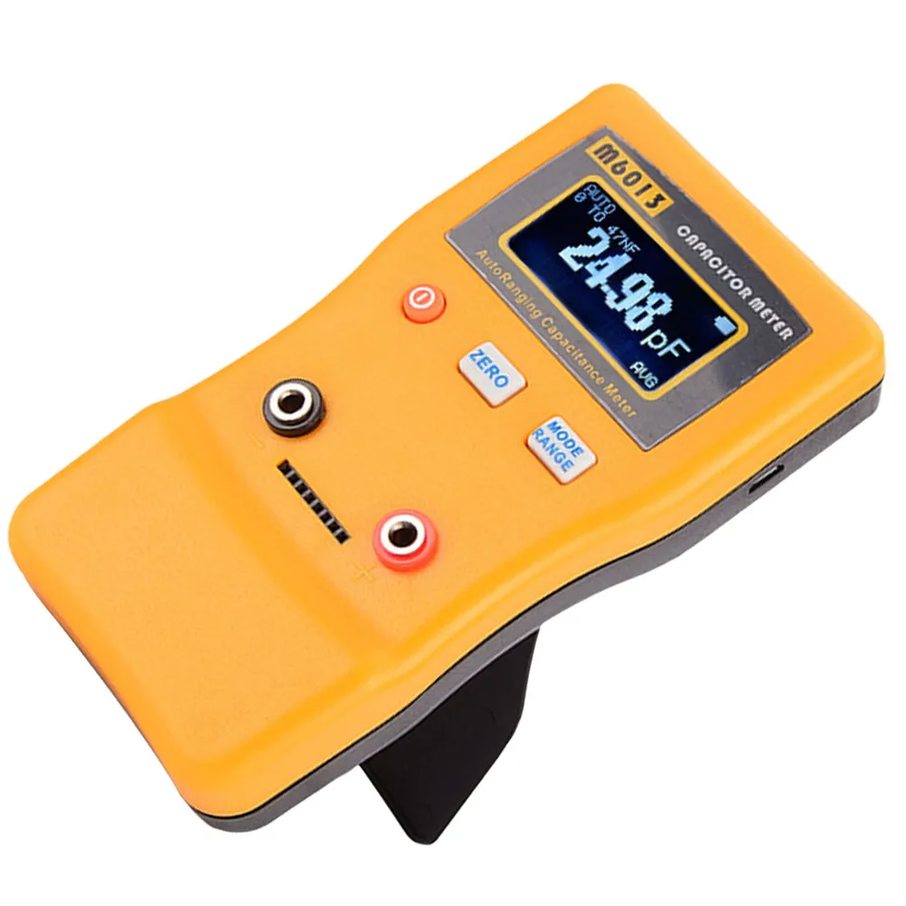 

1pcs Capacitor Tester Digital Capacitance Meter Portable Professional Capacitor Measurement Tool For Electronic Circuits Testing