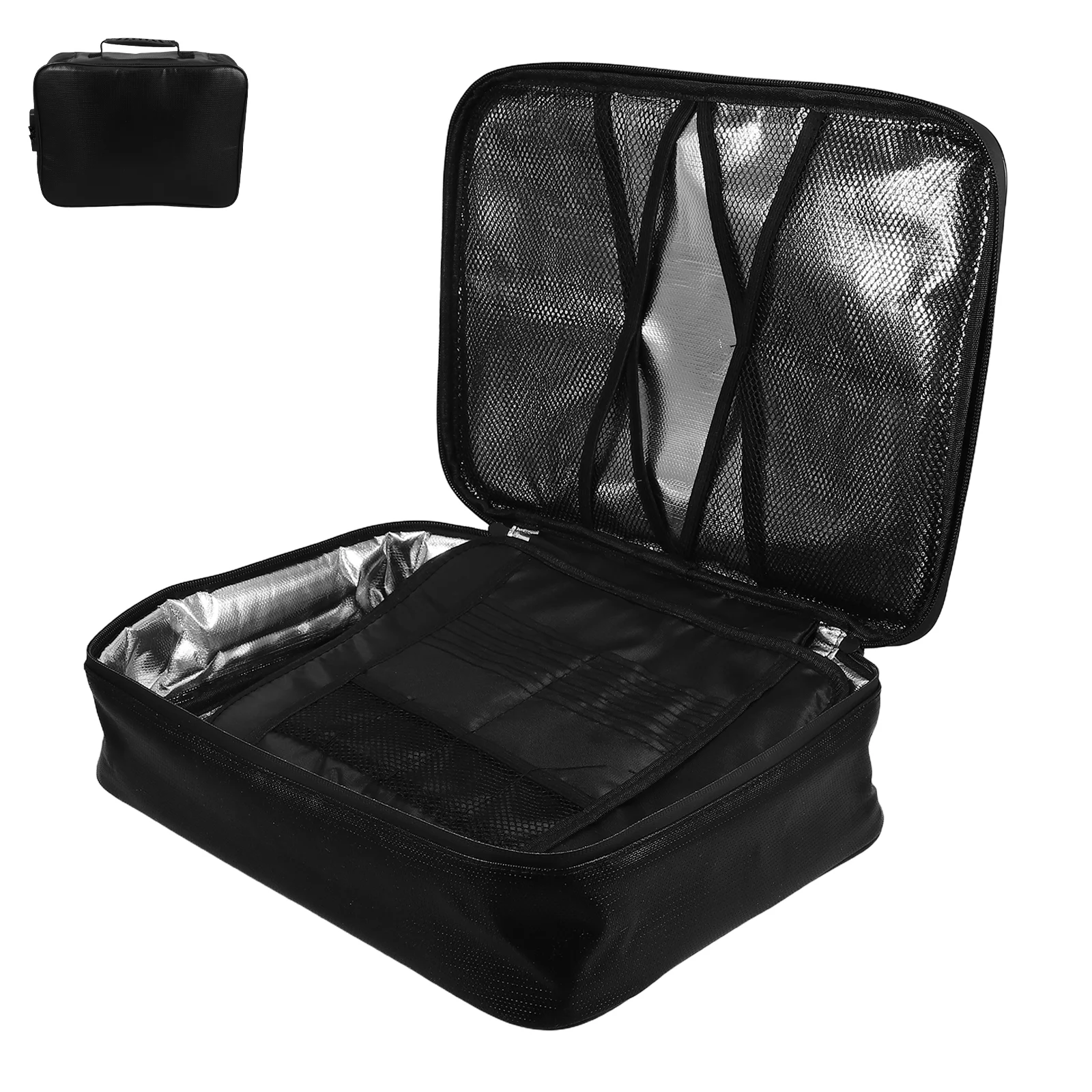 Multi-layer ID Storage Bag Work Paperwork Organiser Pu Organizer Travel Document Holder