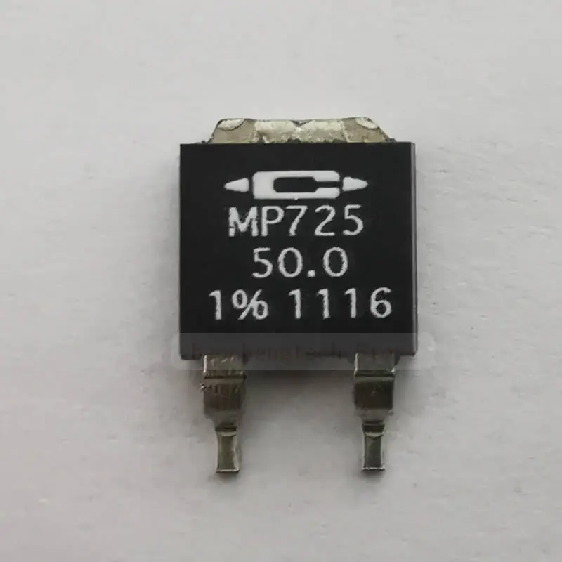 MP725 Thick Film Resistors SMD 50 ohm 25W 1%  MP725-50.0-1 Surface Mount Power Film Resistors 50 ohms 25 watts