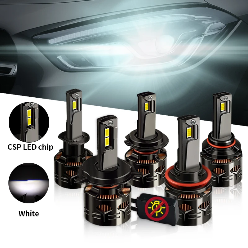 

2PCS H7 LED Headlight 110W 30000LM Canbus H4 HB2 9003 H1 Hi/Lo Beam CSP Chips Bulbs H8 H9 H11 H16(JP) 9005 HB3 9006 HB4 Fog Lamp