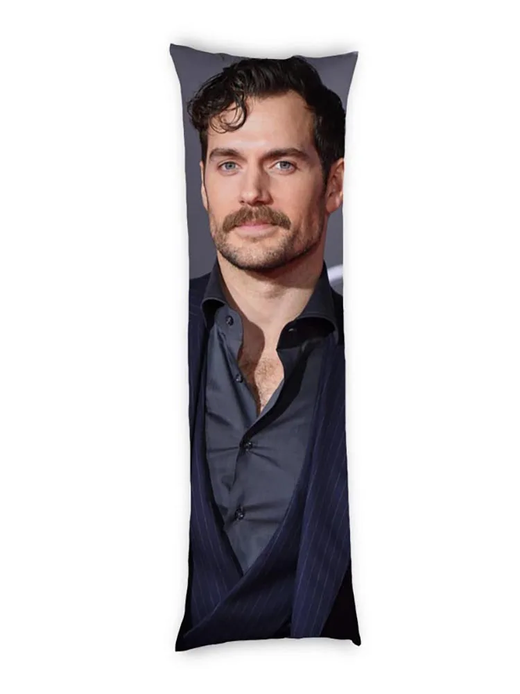 Pillowcase Darren Henry Cavill Body Pillow Cover Men Women Home Bedroom Rectangle Sleep Decoration Accessories