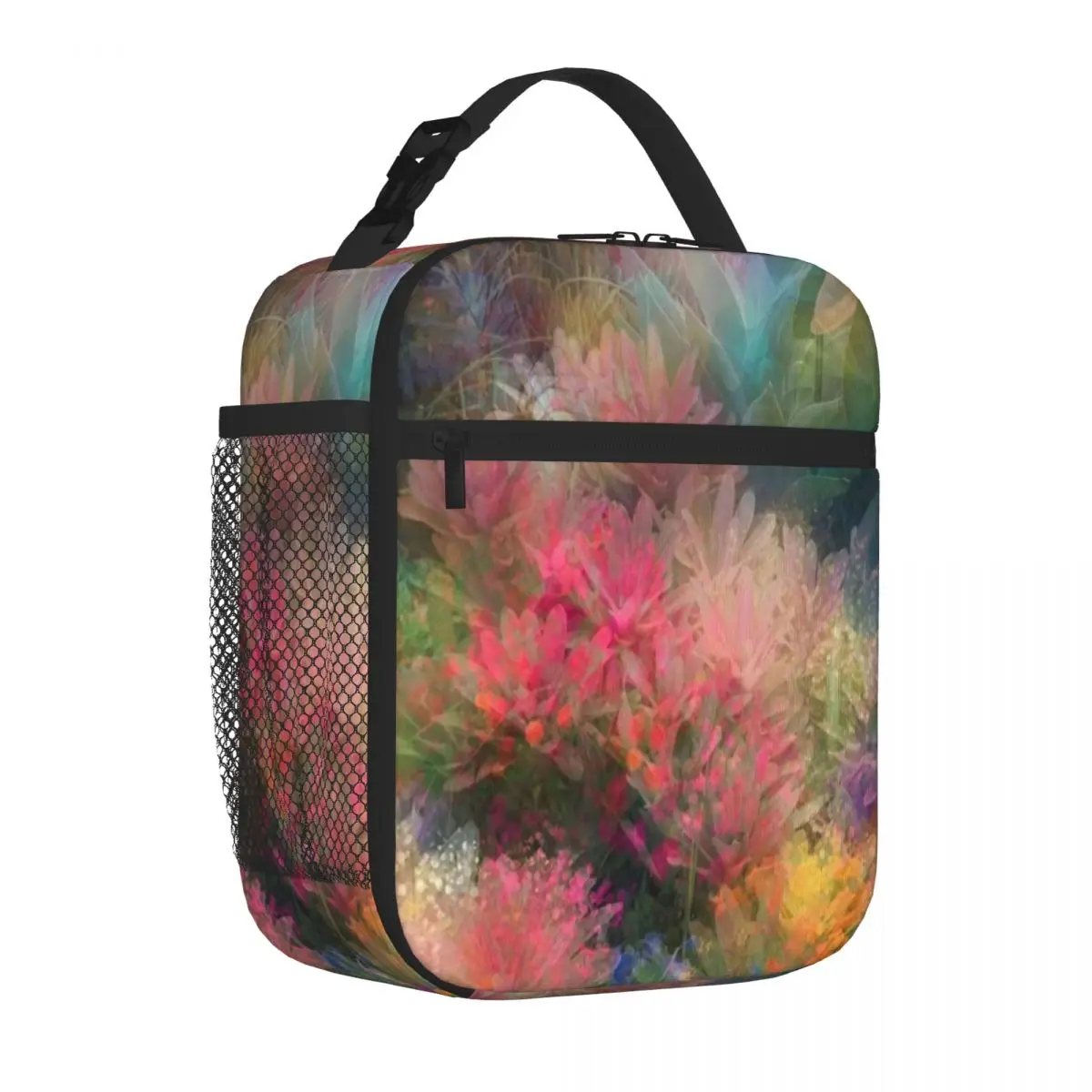 Hot Sale Where The Colors Call Your Name Three Compartment Waterproof Lunch Bag School Break Time Camping Lunch Bag