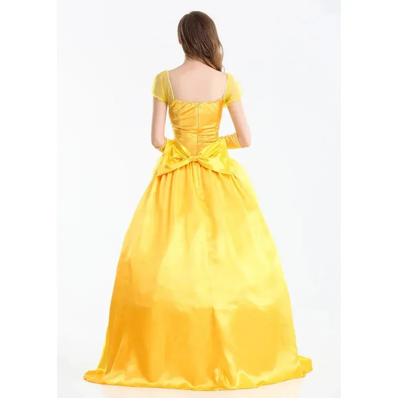 

Belle Beauty and Beast Costumes Adult Women Princess Dress Female Anime Halloween Carnival Cosplay Costume Belle Princess Dre