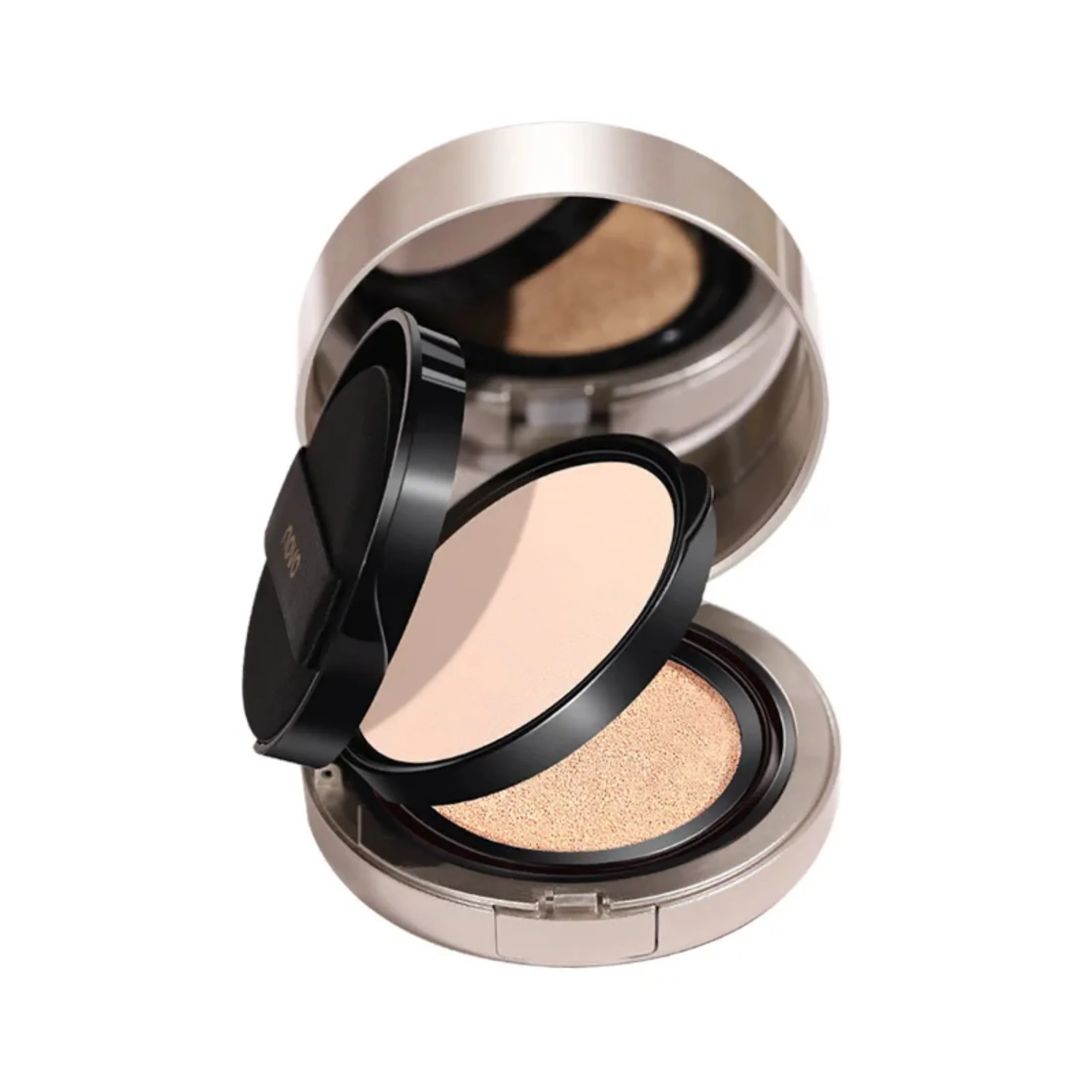 Compact Powder Foundation Korea Makeup Air Cushion BB Cream 2 in 1 Face Make Up Vegan Powder