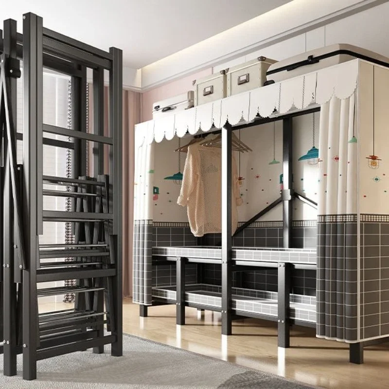 Installation-free folding wardrobe, simple cloth wardrobe in household bedroom