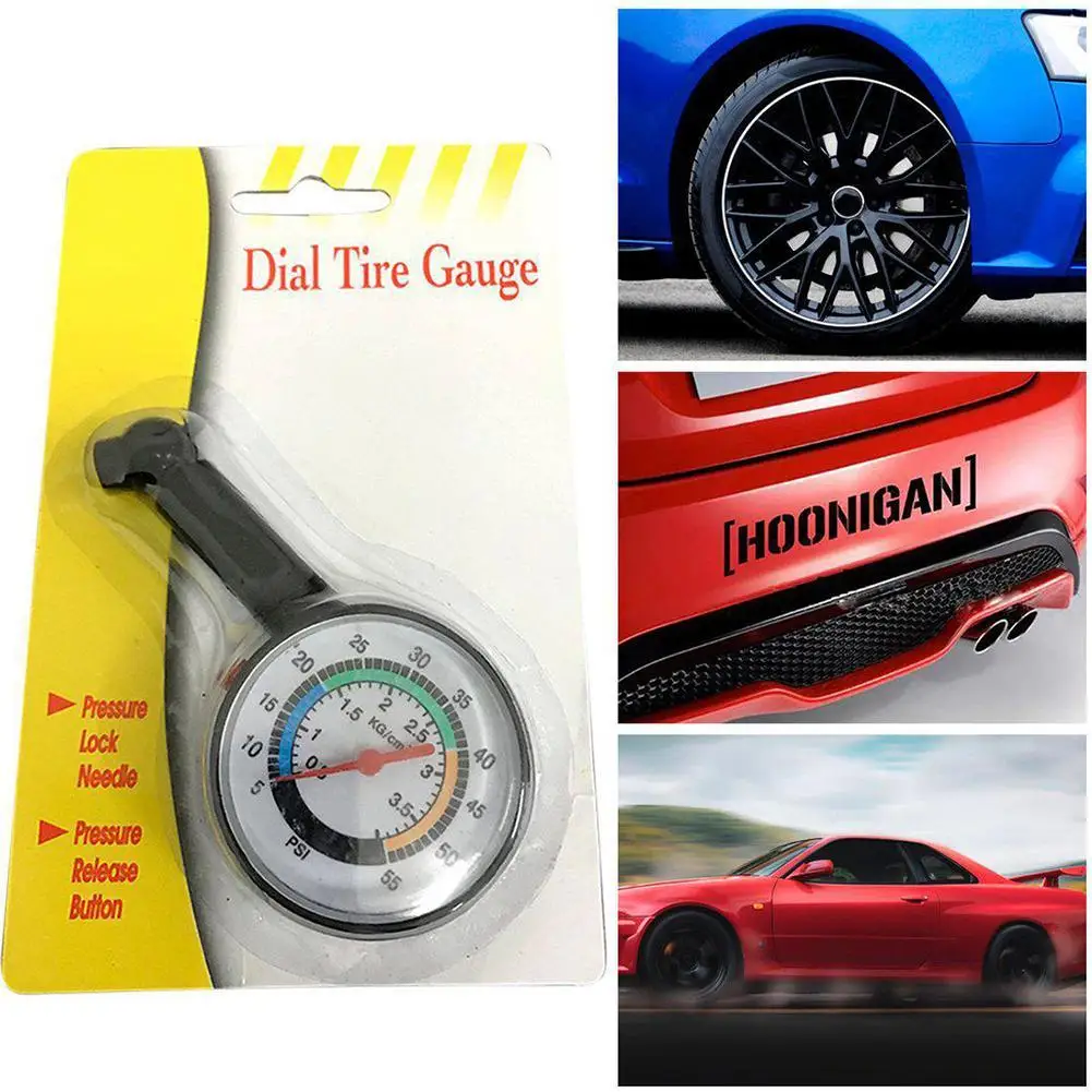 High-precision Tire Pressure Gauge Dial Tire Gauge Metal Air Pressure Truck Auto Car Bicycle Tester Meter Car Accessories