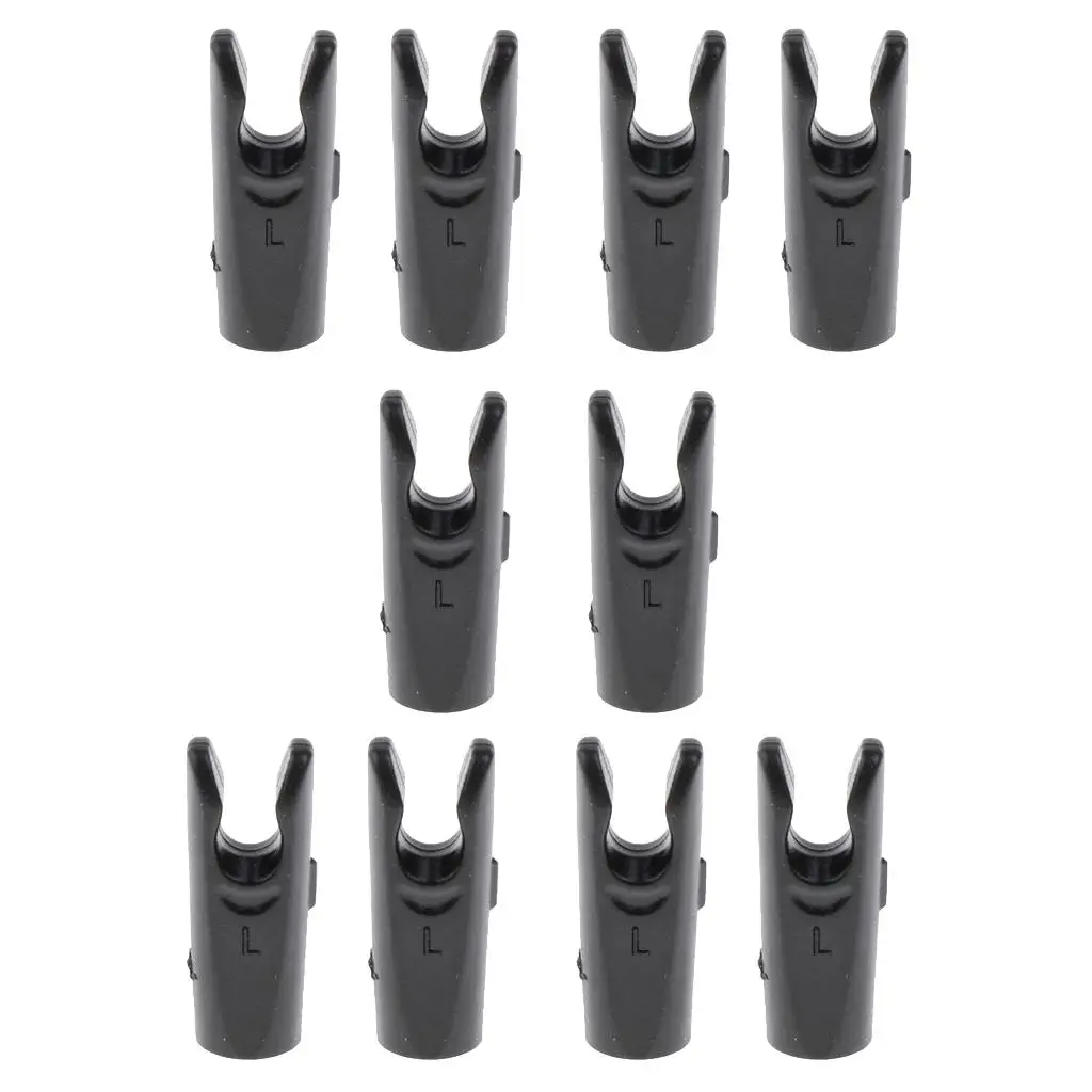 10 Pieces Archery Arrow Nocks / Insert Pin Nock SHAFT TAILS Hunting