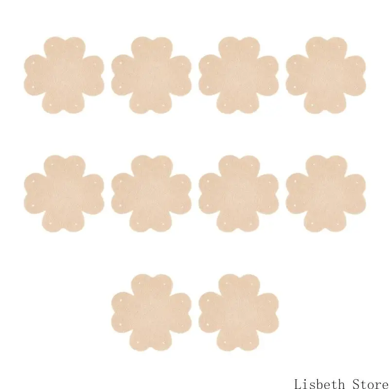 

124a 10pcs feel Jewelry Derains Pads предотвращает запутанные организаторы дисплея.