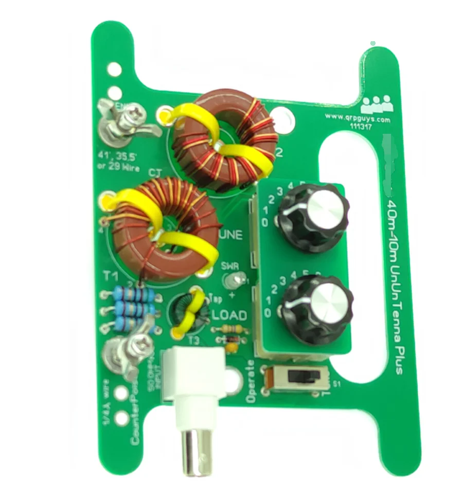 

Latest QRP 40m-10m UnUnTenna Plus Antenna 10W Tunable long wire antenna BNC connection