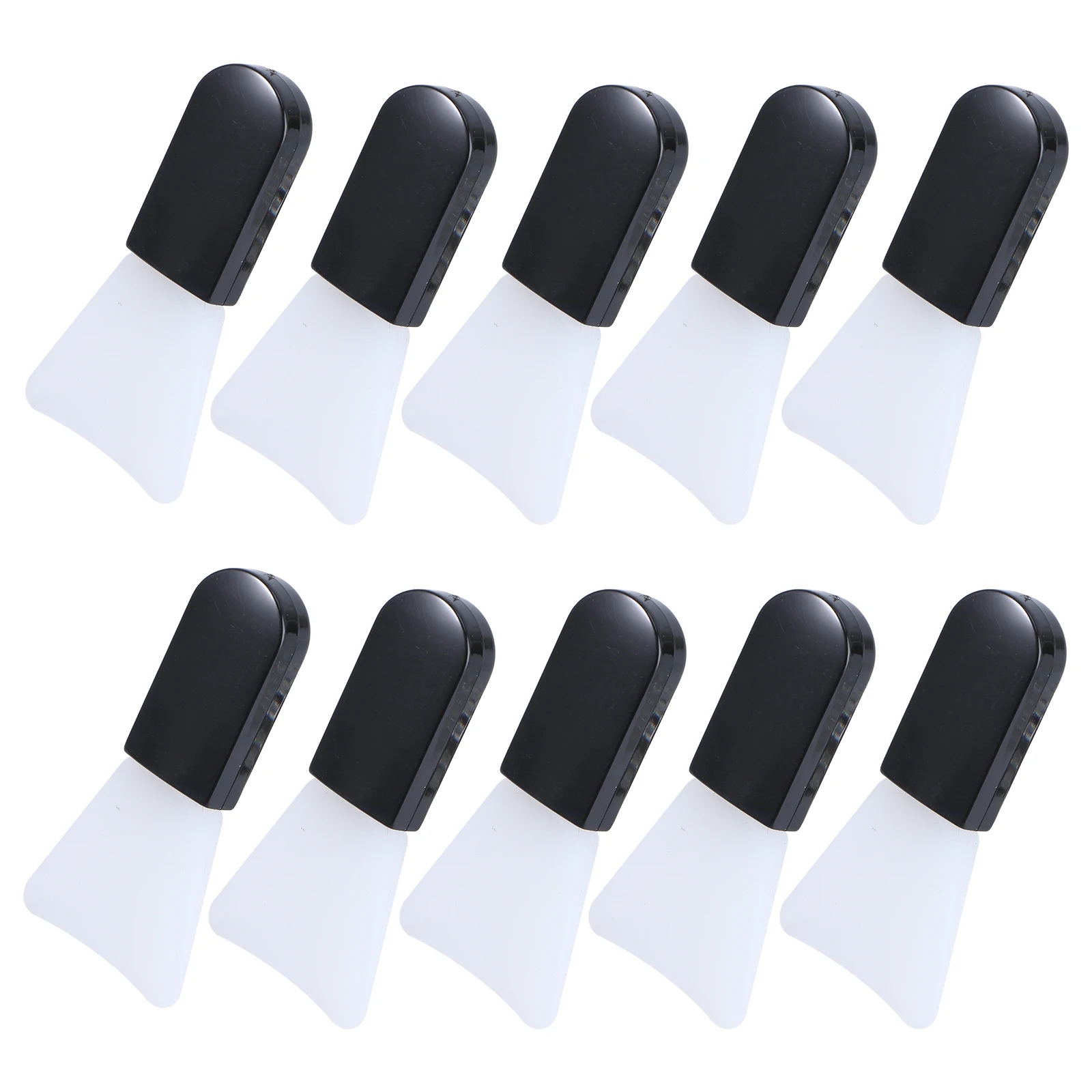 10 Pcs 도구 실리콘 H 애플리케이터 실리콘 페이스 페이스 마스크 브러쉬 재사용 가능한 프리미엄 페이셜 브러쉬 재료