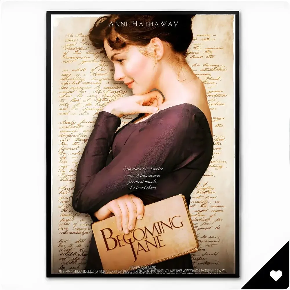 Movie Romance Becoming Jane Poster Premium HD Decor Wall Art for Interior Room Makeover Home Accents Gift