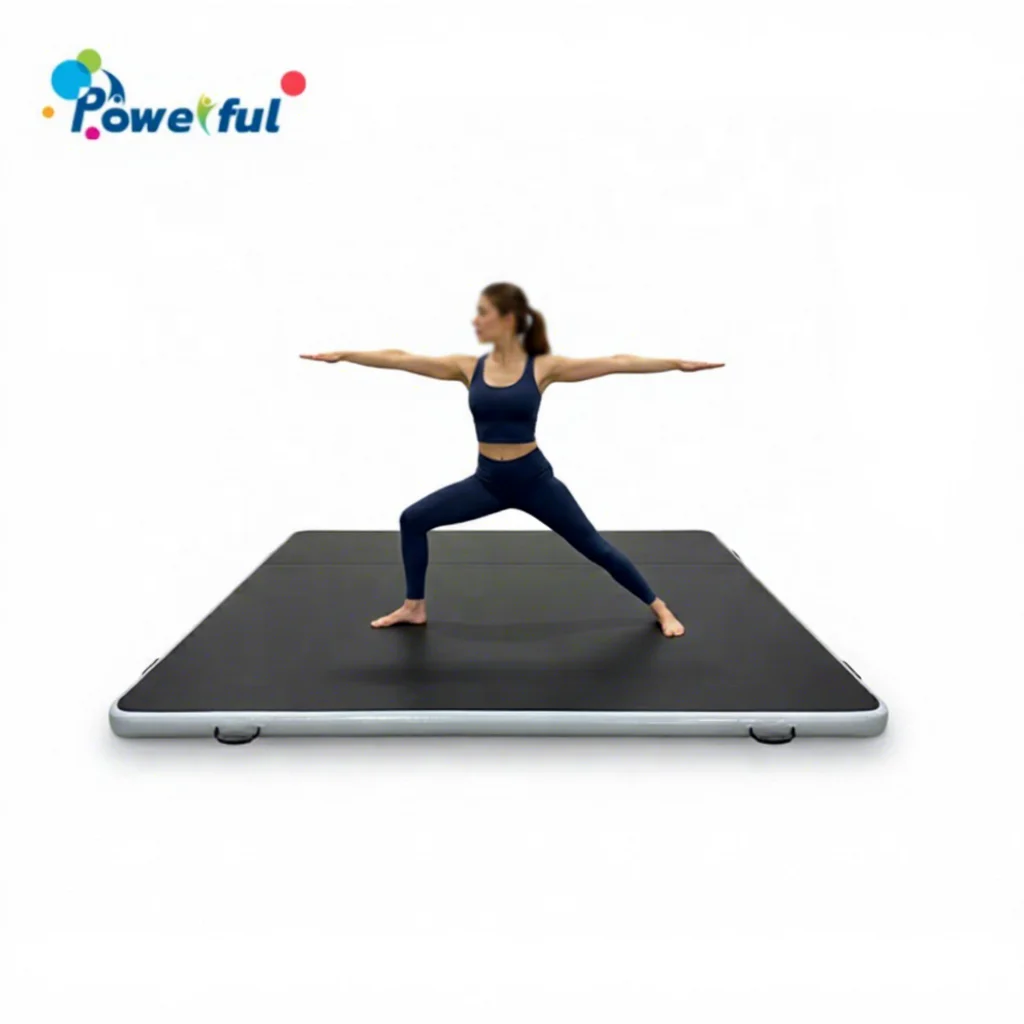 

Custom Size Inflatable Eco-Friendly Foldable Wrestling Mat Gymnastics EVA Anti-Slip Air Track 3m X 3m PVC Jiu Jitsu BJJ MMA Judo