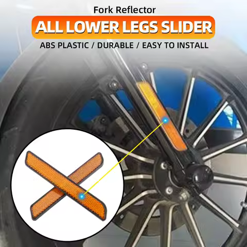 Motorcycle Front Fork Reflector Lower Legs Slider For Harley Dyna Softail Sportster 883 1200 Touring Electra Glide V-Rod