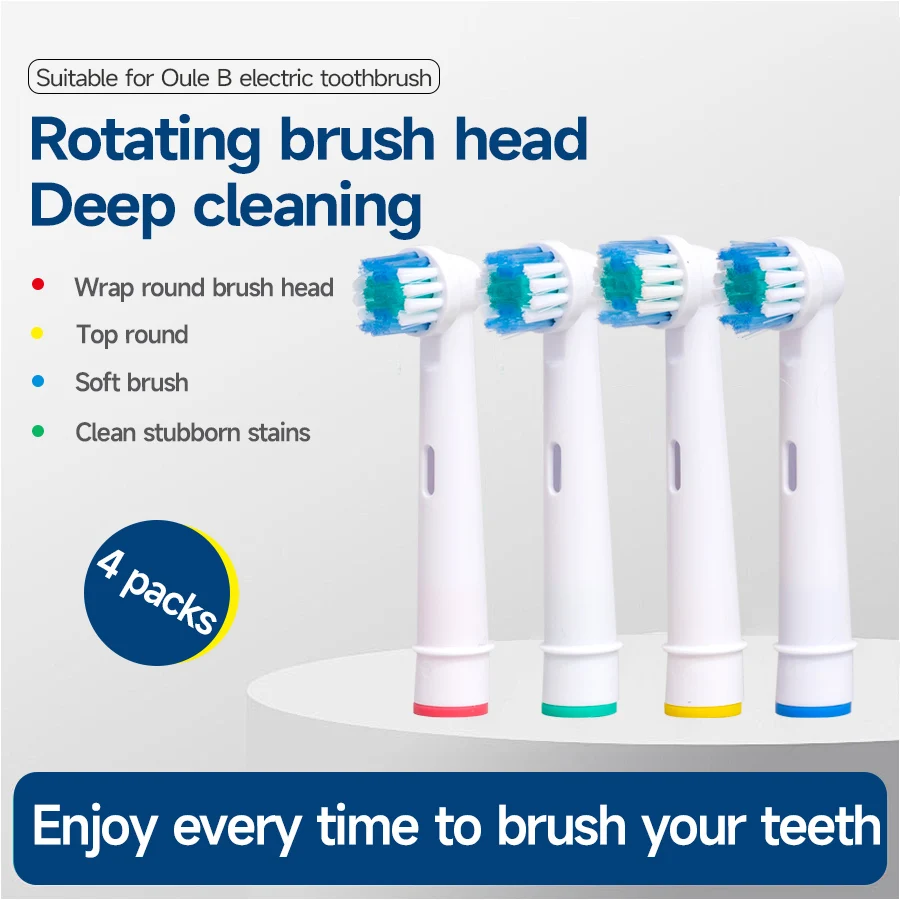 

20 шт./лот сменных насадок для электрической зубной щетки Oral-B Sensitive, совместимых с D25, D30, D32, D18, 4739, 3709, 4728, D4510, D12013