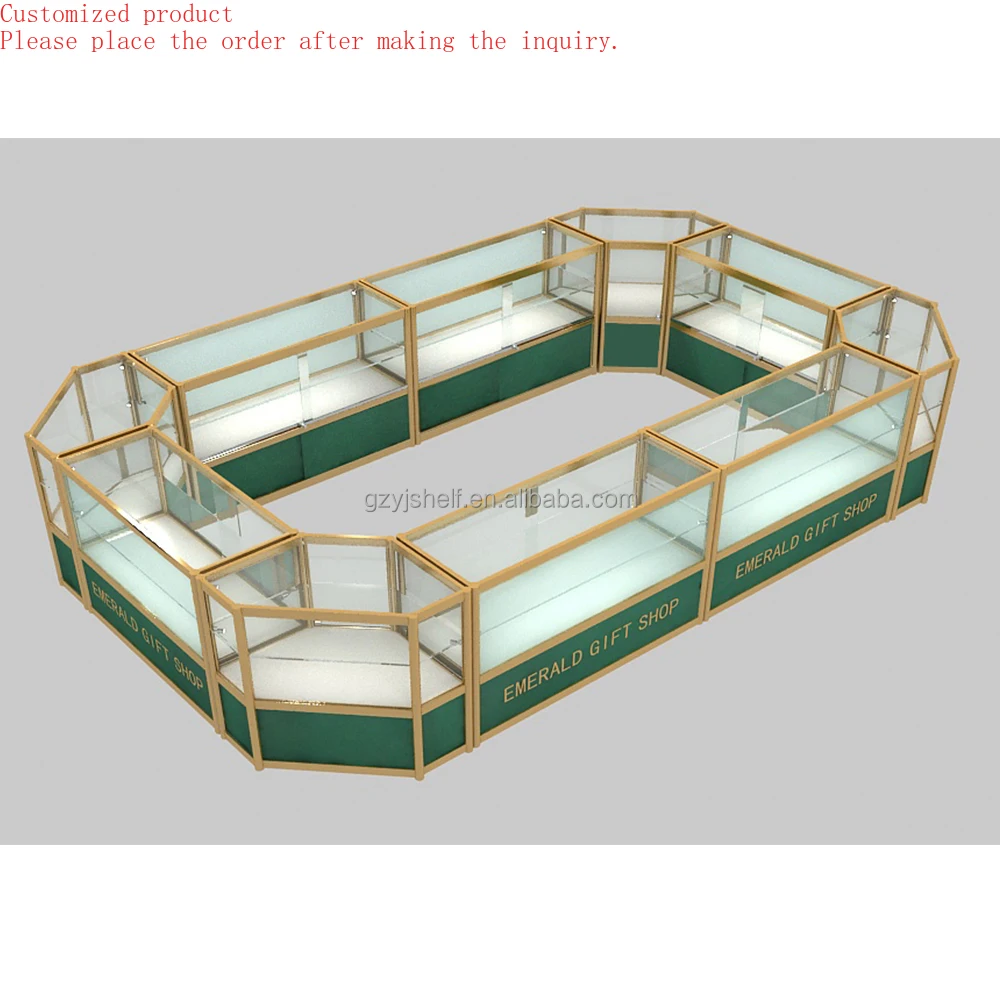 

Custom.Retail Shopping Mall Kiosk Stand Display Counter Jewelry Store Showcase Jewelry Store Furniture Jewellery Kiosk