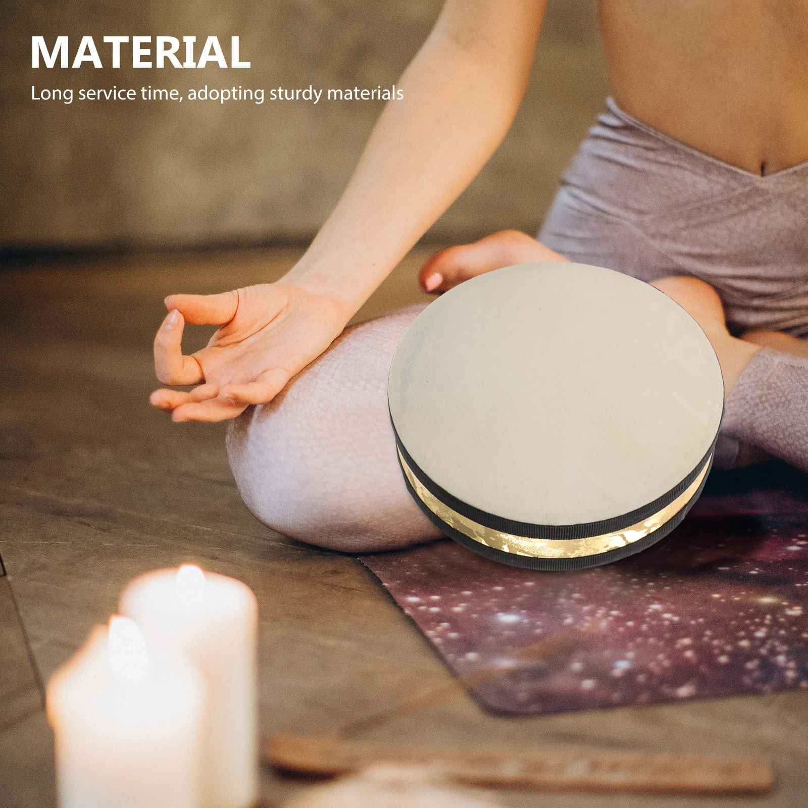 

Surf Kids Percussion Instrument Gentle Sea Sound Wave Hand Drum Ocean Drum Durable Wooden Frame Relaxation Yoga