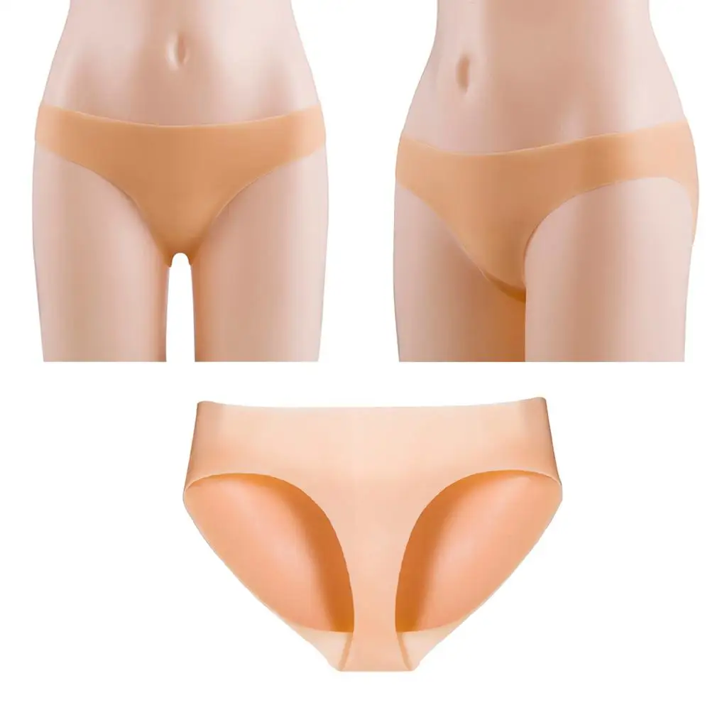 Female  Hip Full Silicone Padded Briefs Buttock Enhancer Body Shaper Panty