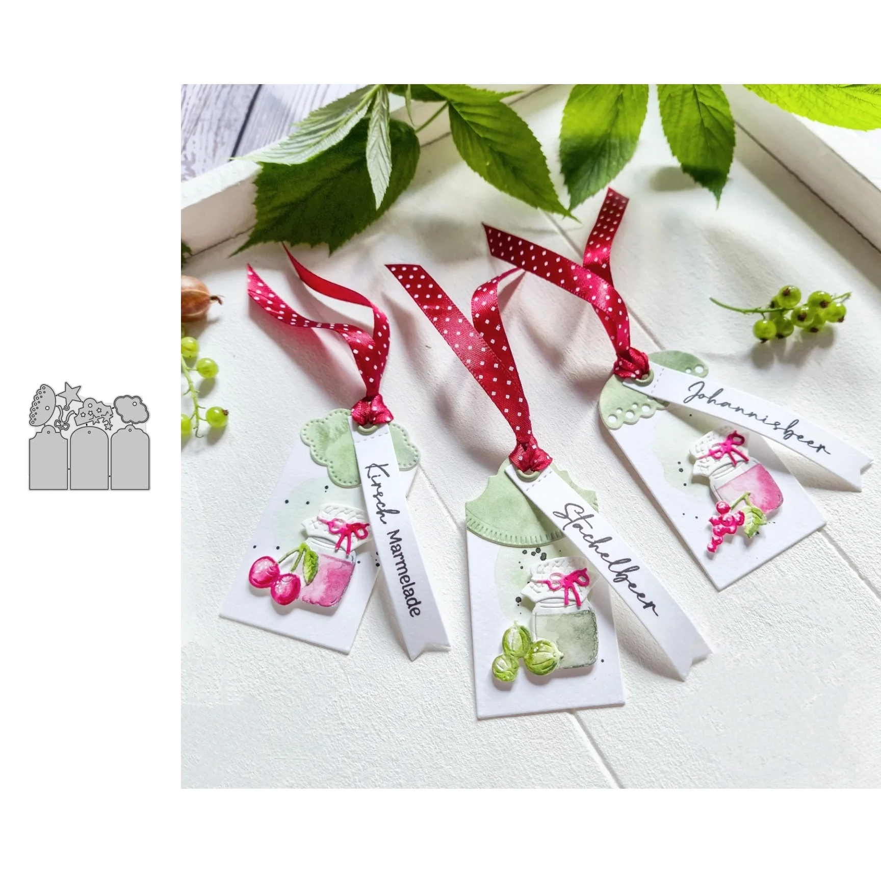 2026 Neue Metall-Stanzformen mit drei Etiketten in verschiedenen Formen für DIY-Scrapbooking, Kartenherstellung, Schablone, Prägung, Basteldekoration