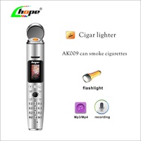 Ultra Funny Mini Lighter Built-in Pen Style Mini Phone Button Control Dual SIM Magic Voice BT Dial FM Camera Portable For Dids