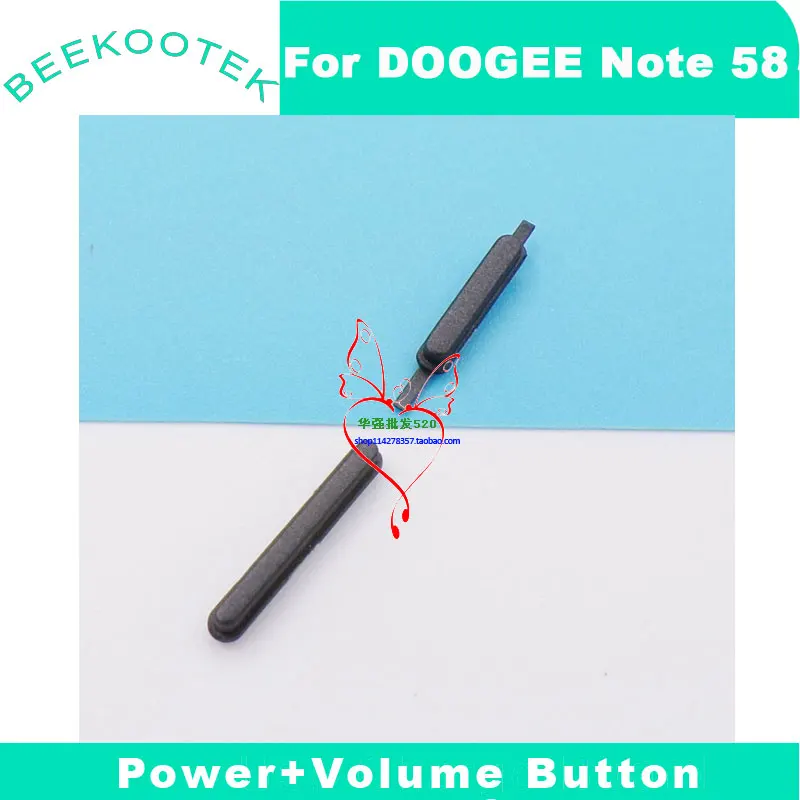 New Original DOOGEE Note 58 Pro Note 58 Power Button Cell Phone Volume Button Side Key For Doogee Note 58 Pro Smart Phone