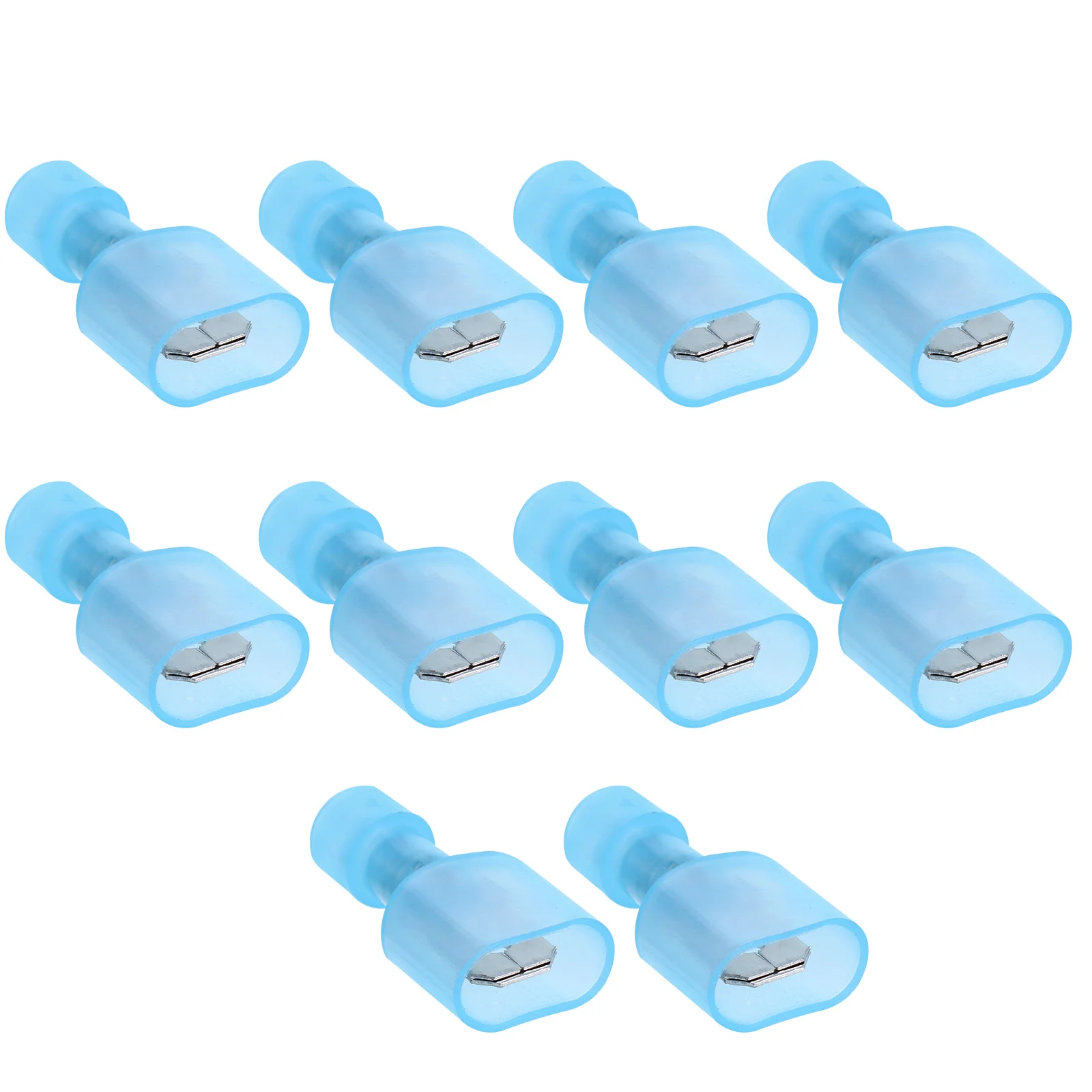 

150Pcs Insulated Spade Connectors 16-14 Awg Terminals Corrosion Resistant Crimping High Current Flow