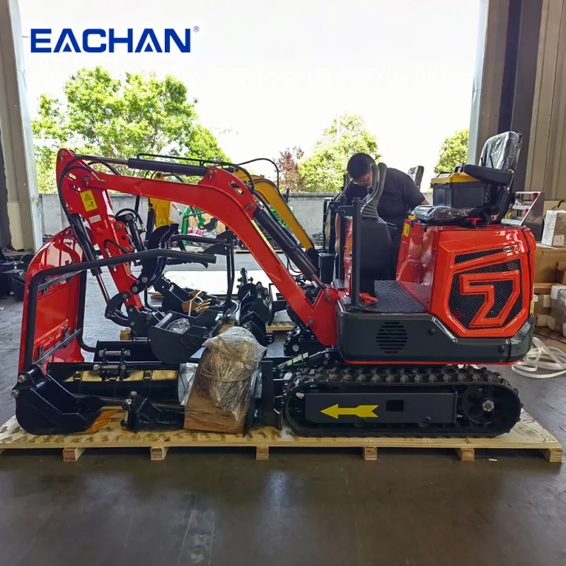 Voll Funktionsfähiger Euro 5 Kleinbagger 1,2 Tonnen EPA Diesel Minibagger Erdbewegungsmaschine Kompaktbagger Maßgeschneidert – Detail 3