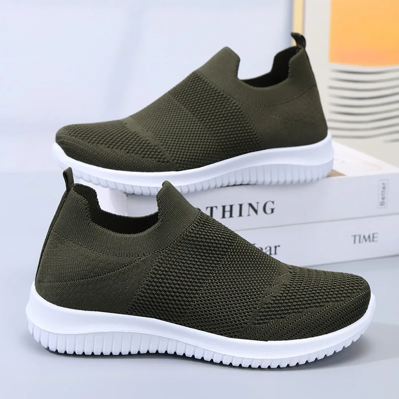 2025 New Luxury Women's Sneakers Fashion Trend Casual Shoes Soft Bottom Mesh Breathable Running Shoes Zapatillas Deportivas