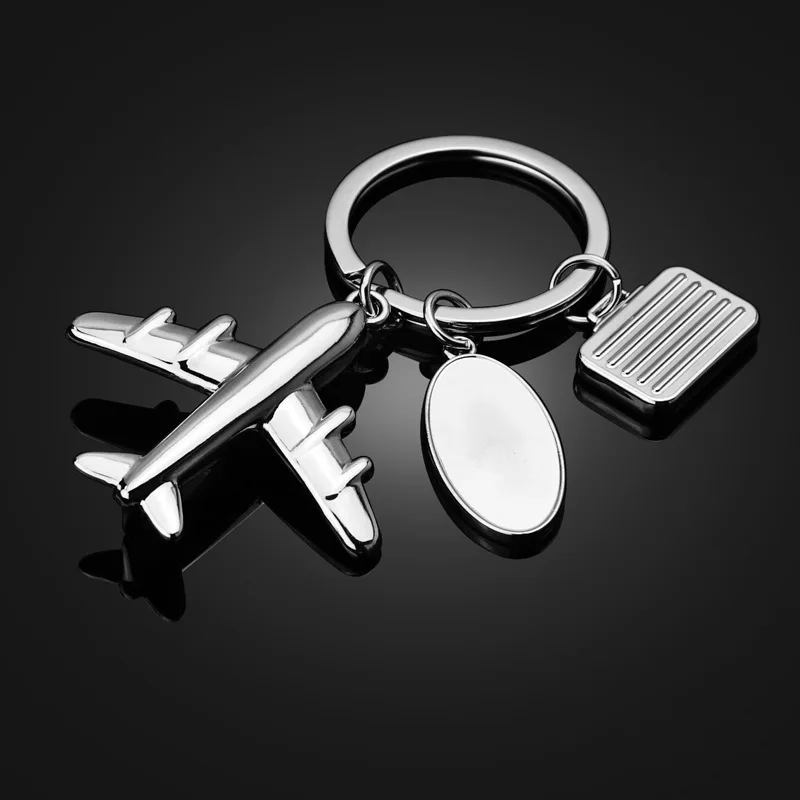 

Simulated airplane keychain gift keychain 3D three-dimensional aviation model pendant commemorative gift