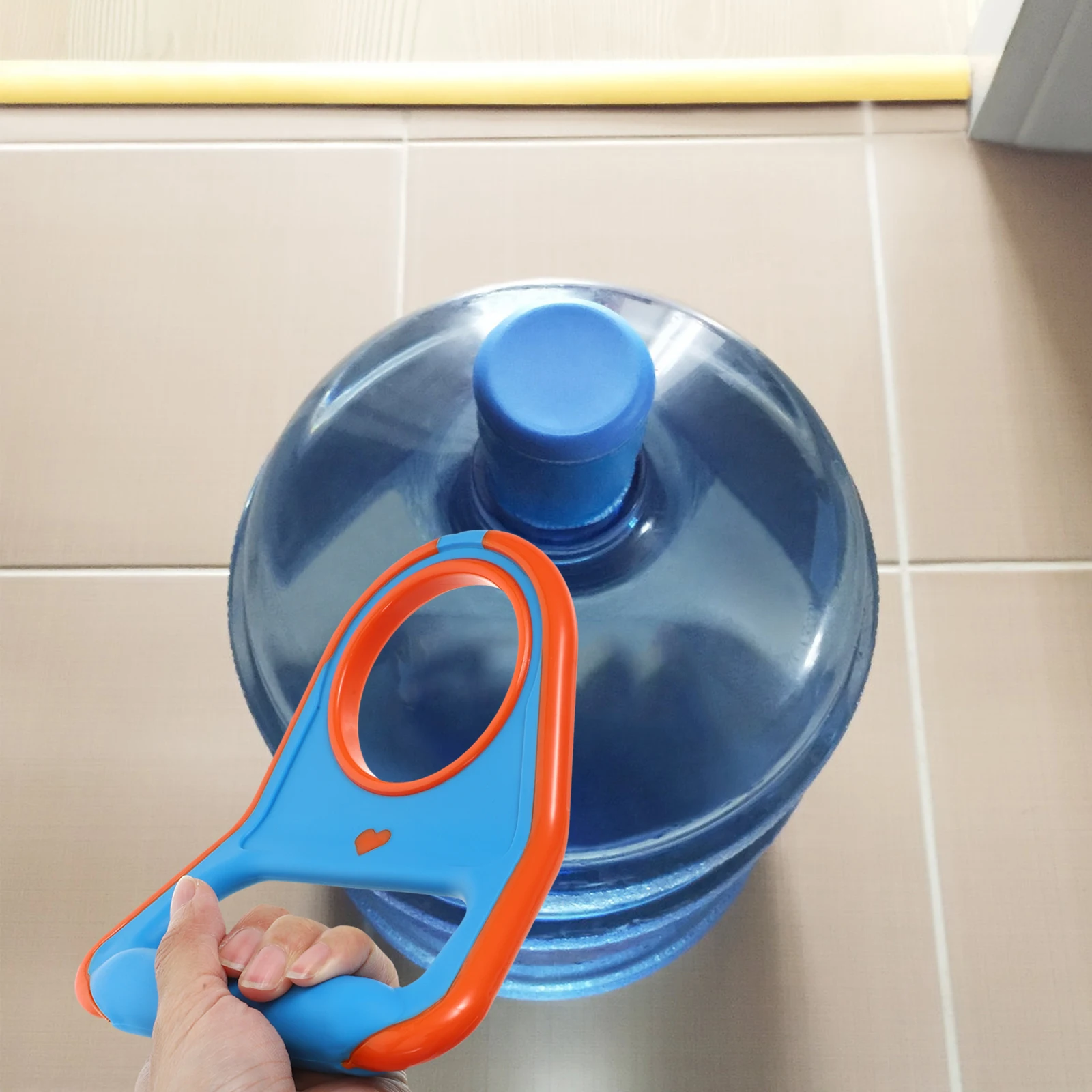 

Water Bottle Lifter Bucket Handles Gallon Carrier Ergonomic Lightweight Smooth Safe Easy Use Compact Labor Saving