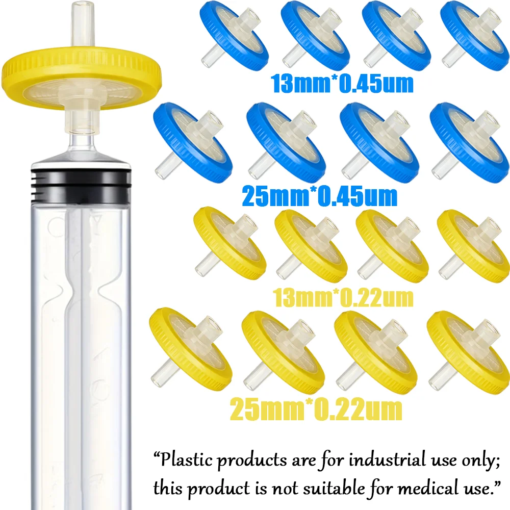 Filtro de Jeringa a Base de Agua Mce, Especializado para Filtración de Líquidos Industriales en Laboratorio, Filtración de Muestras de Laboratorio, Purificación de Líquidos Industriales, Uso No Médico
