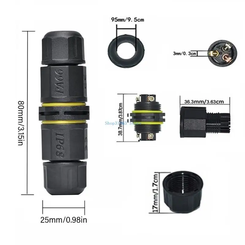 L4MA Outdoor Waterproof Connector Cable Adapter M20 Quick Coupling Couplers