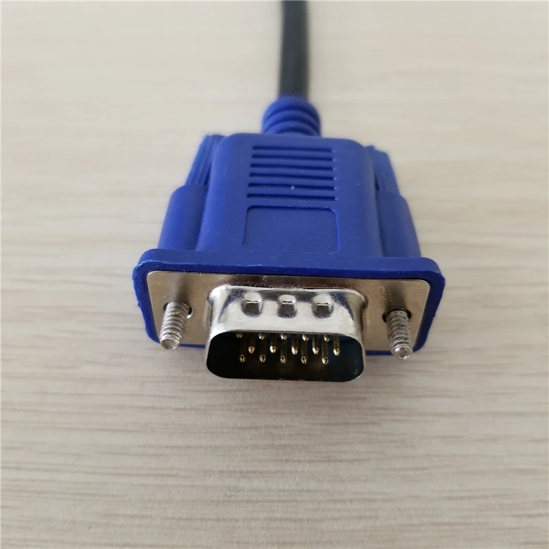 VGA 15-poliges Stecker-Verlängerungsvideokabel für Computer-Host-Monir-Projektor, 50 cm – Detail 3